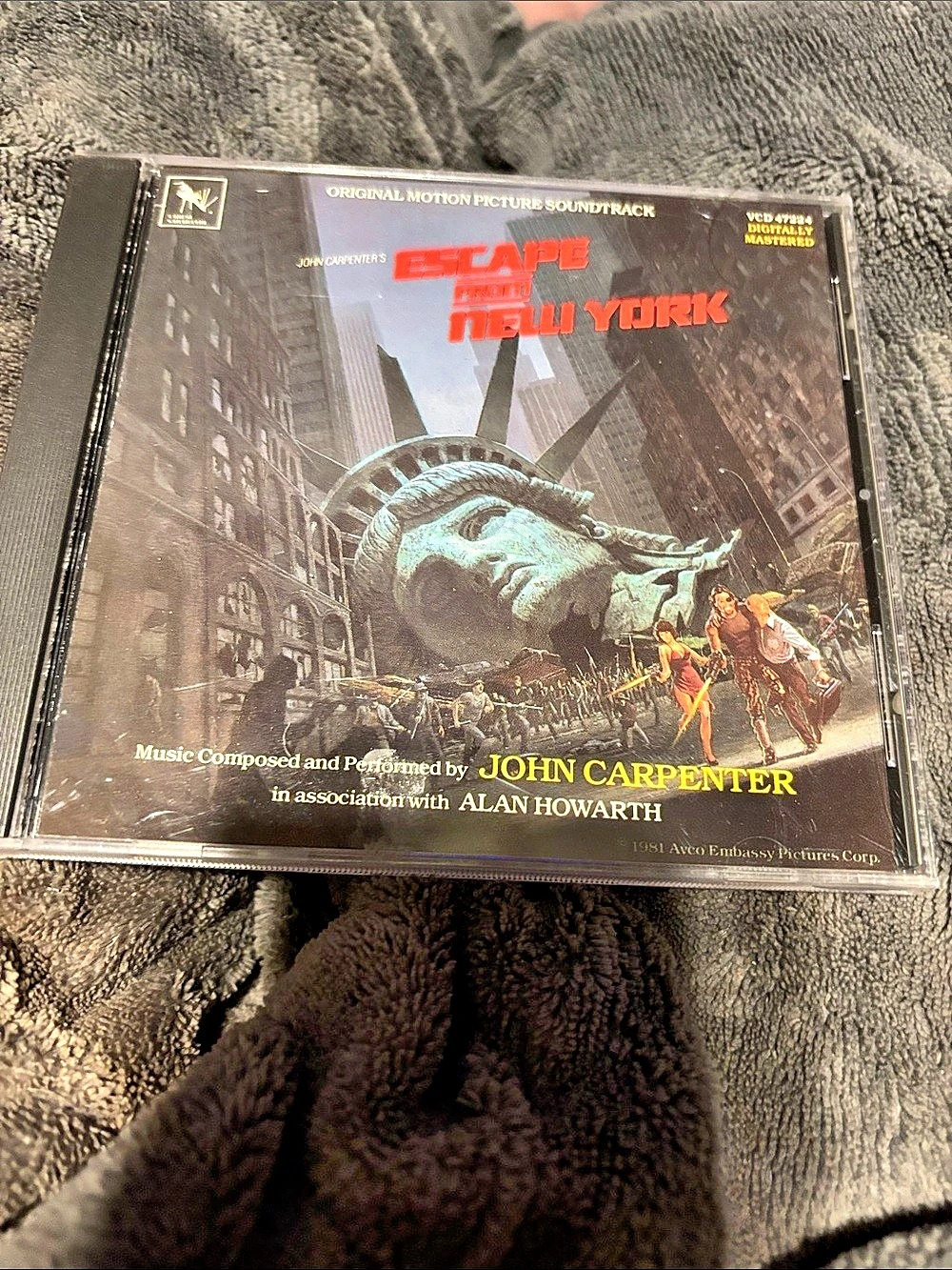 Varèse Sarabande Escape from New York Original Motion Picture Soundtrack CD